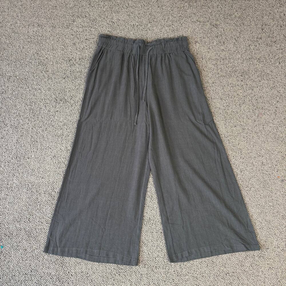 Anrabess Elastic Waist Wide Leg Pull On Pants US Womens XL New - Picture 2 of 7